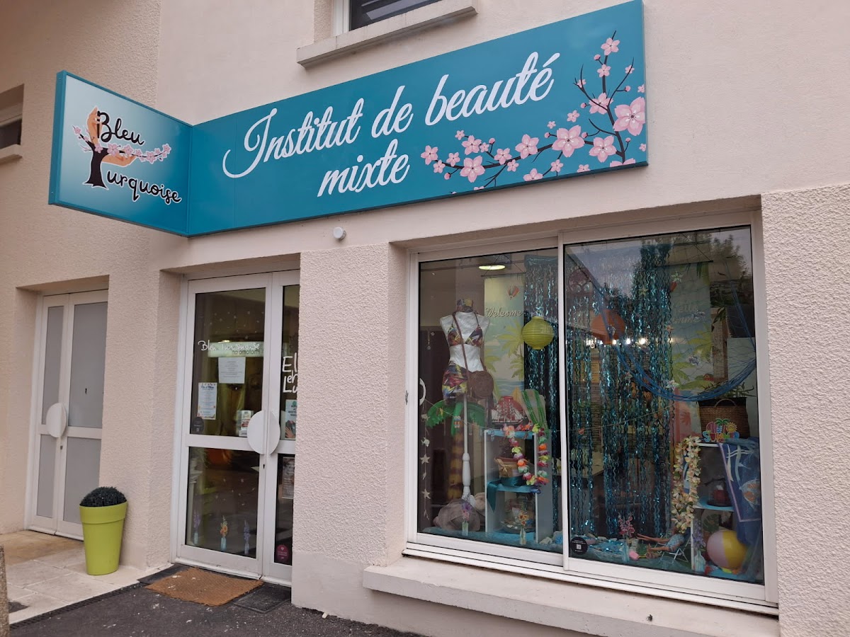 Institut de beauté Bleu turquoise