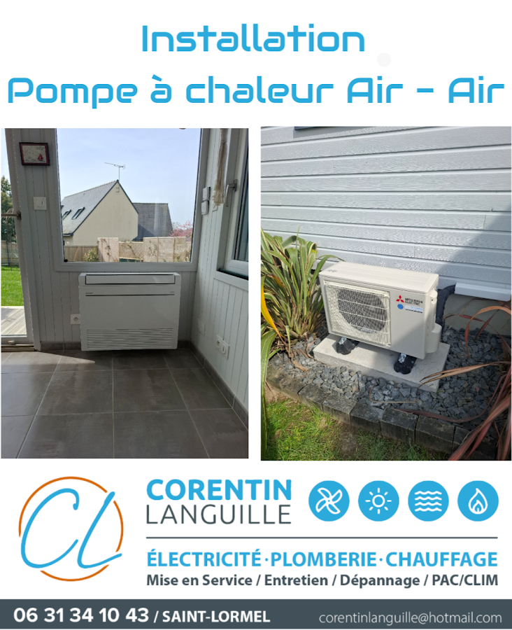 SARL CORENTIN LANGUILLE - Climatisation & Pompe à chaleur