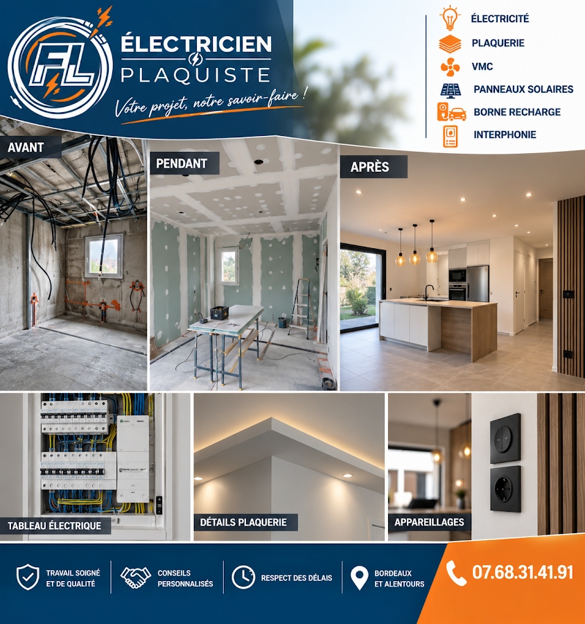 FL Électricien-Plaquiste