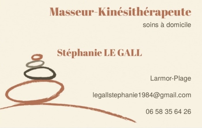 LE GALL Stéphanie MASSEUR KINESITHERAPEUTE et OSTEOPATHE soins à domicile
