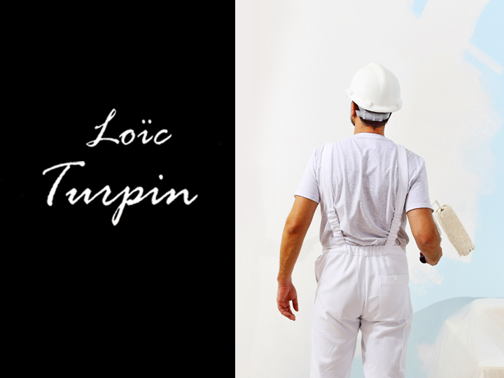 Loic TURPIN Ravalement de façade en résine/peinture projetée à Évreux dans l’Eure