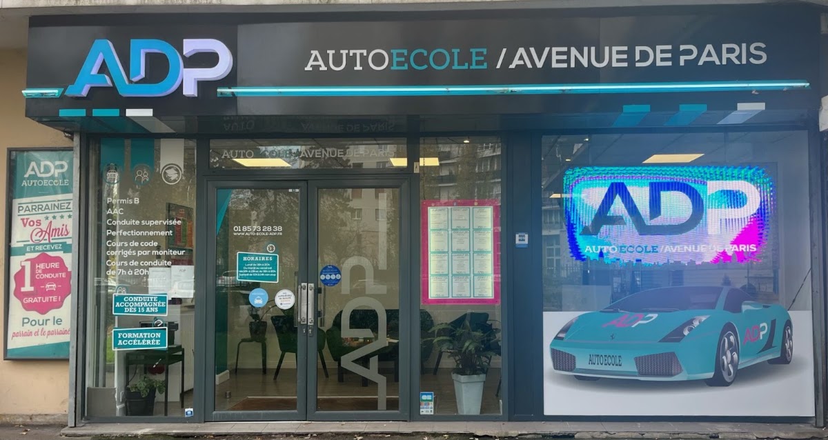 Auto école Avenue de Paris