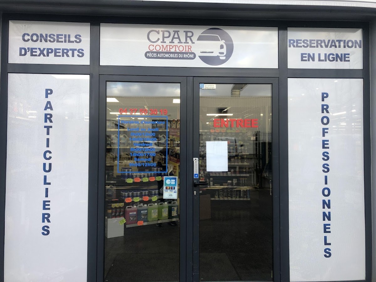 Comptoir Pieces Automobiles Rhone Cpar