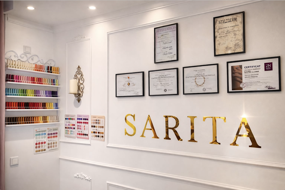 SARITA - Salon Onglerie Manucure/pédicure - Sur place & Domicile - Tigery