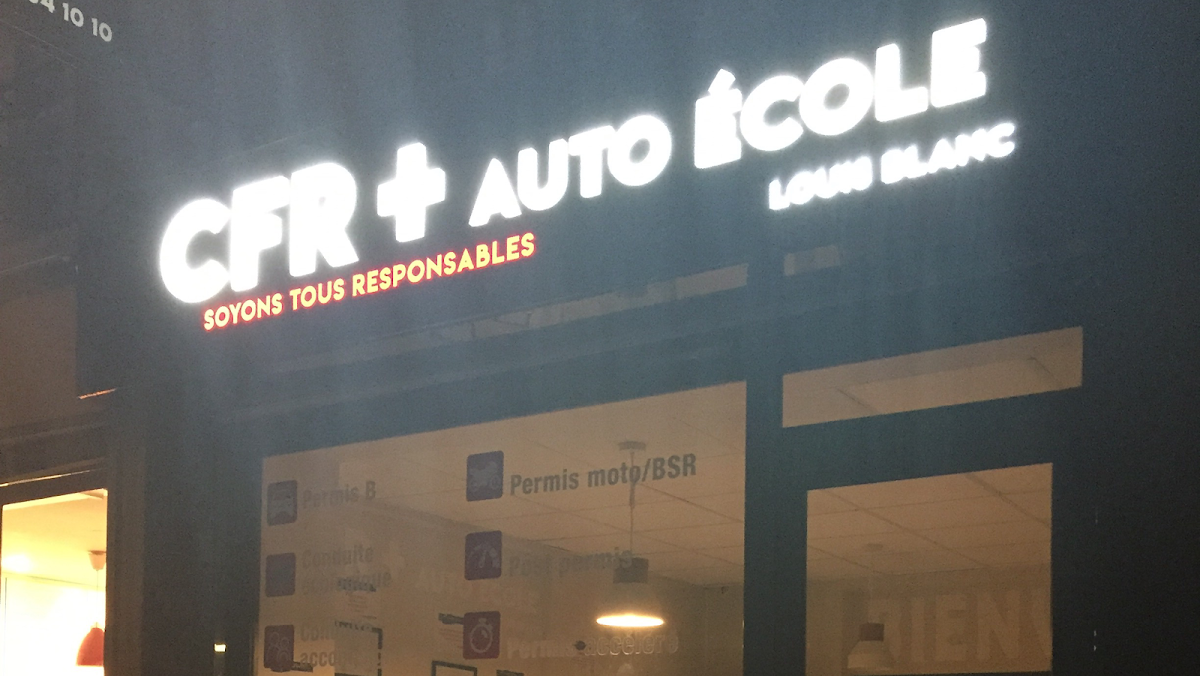 Auto École CFR+ Louis Blanc Paris 10