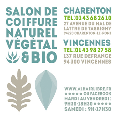 A l'hair libre - Coiffeur végétal et bio à Charenton