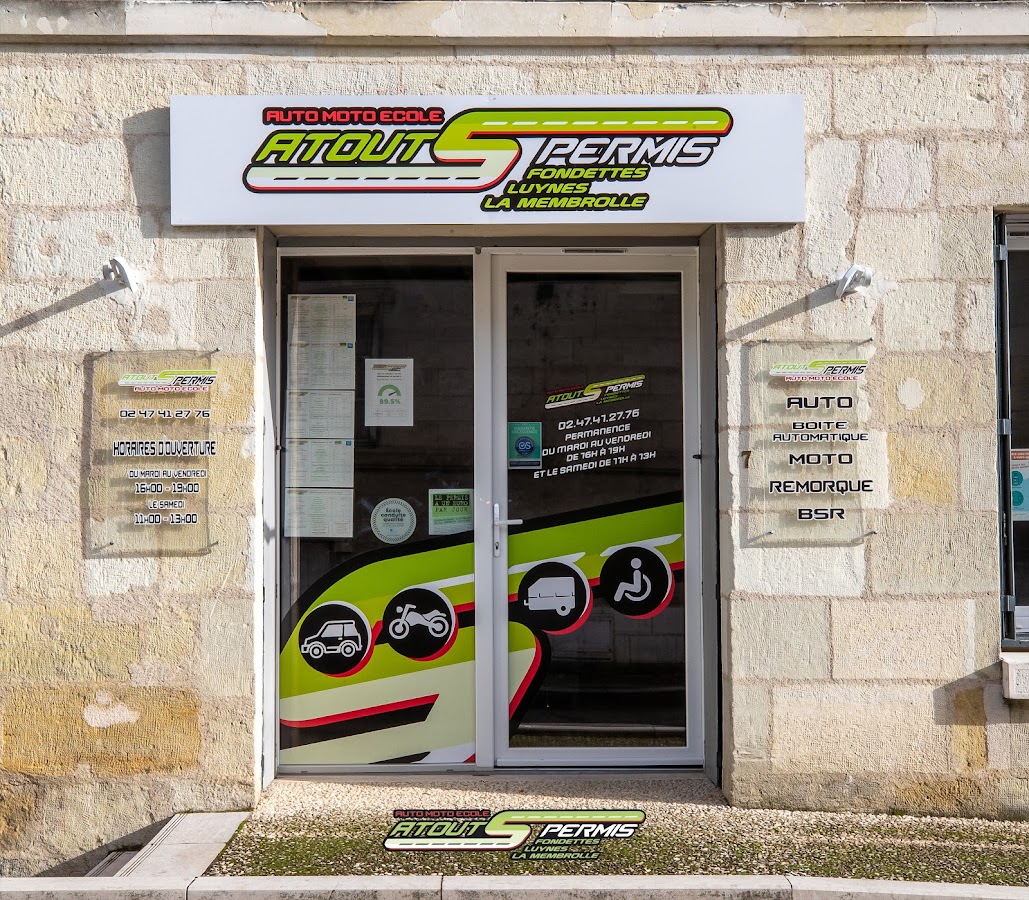 Auto Moto Ecole Atouts Permis La Membrolle sur Choisille