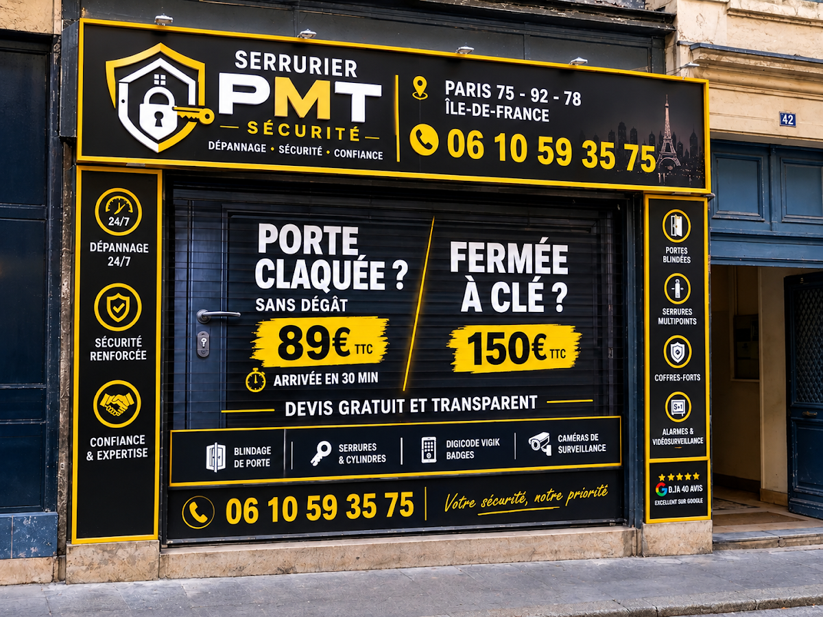 Serrurier PMT Sécurité