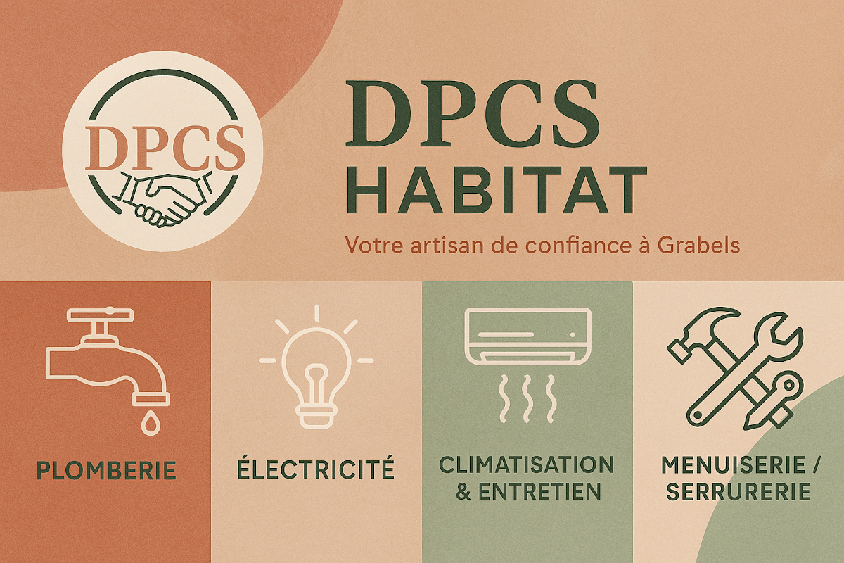 DPCS HABITAT - CLIMATISATION - PLOMBIER - ÉLECTRICITÉ - MENUISERIE
