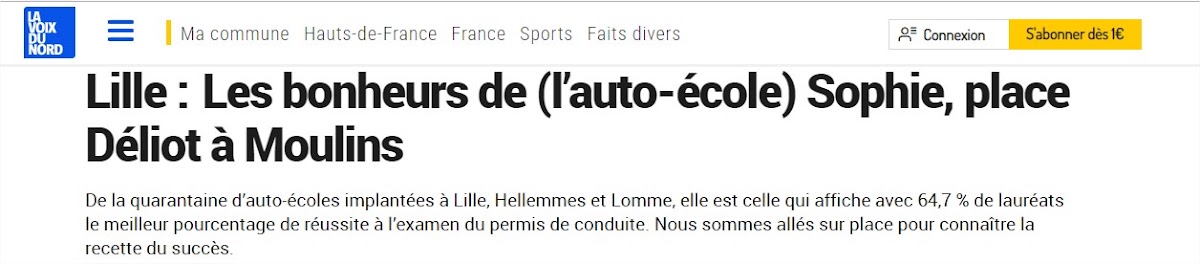 Auto-École SK-Conduite/Sophie auto école