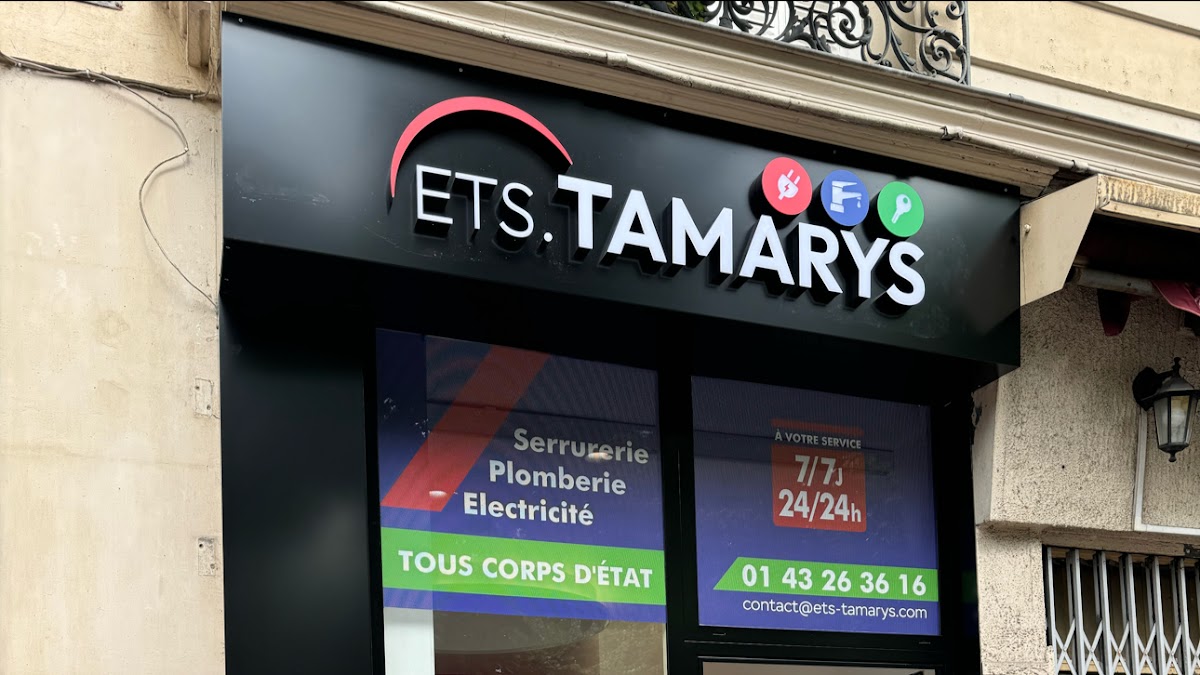 🥇ETS Tamarys plomberie serrurerie Levallois