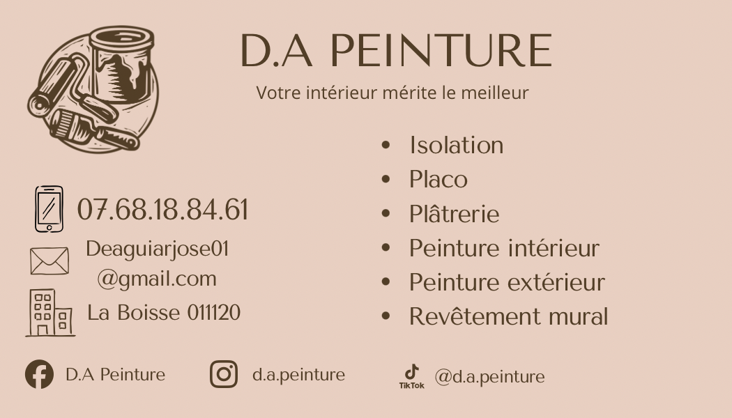 D.A PEINTURE