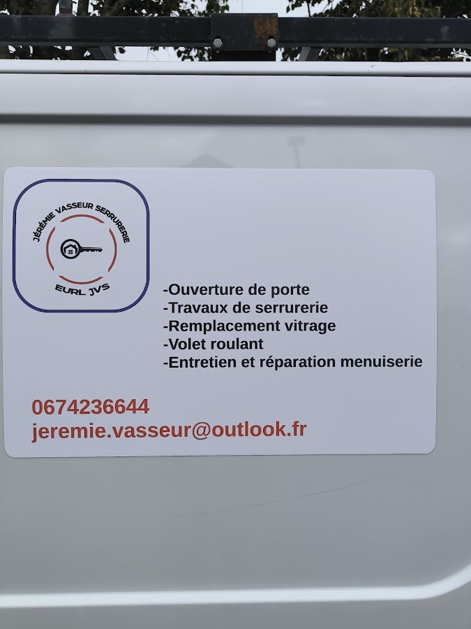 EURL JVS serrurerie Jérémie Vasseur